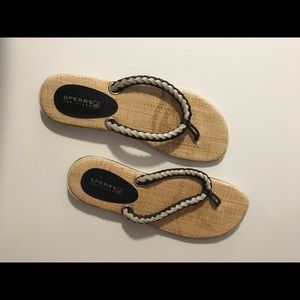 Sperry  womens rope flip flops